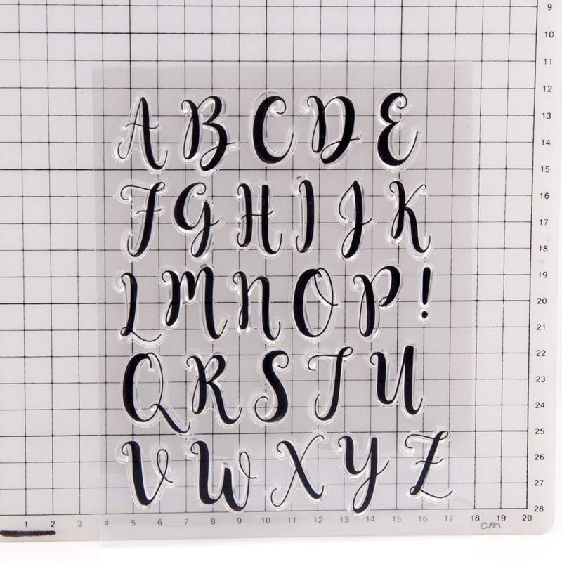 Arrietty Capital Alphabets Alphas Letter Clear Stamps for Card Making Decoration and DIY Scrapbooking - Image 3